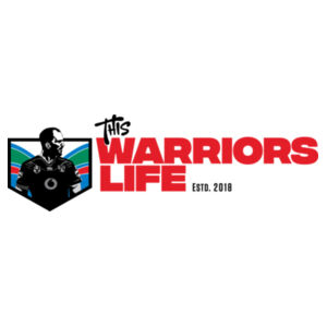 This Warriors Life - wide logo (light-coloured Ts) Design